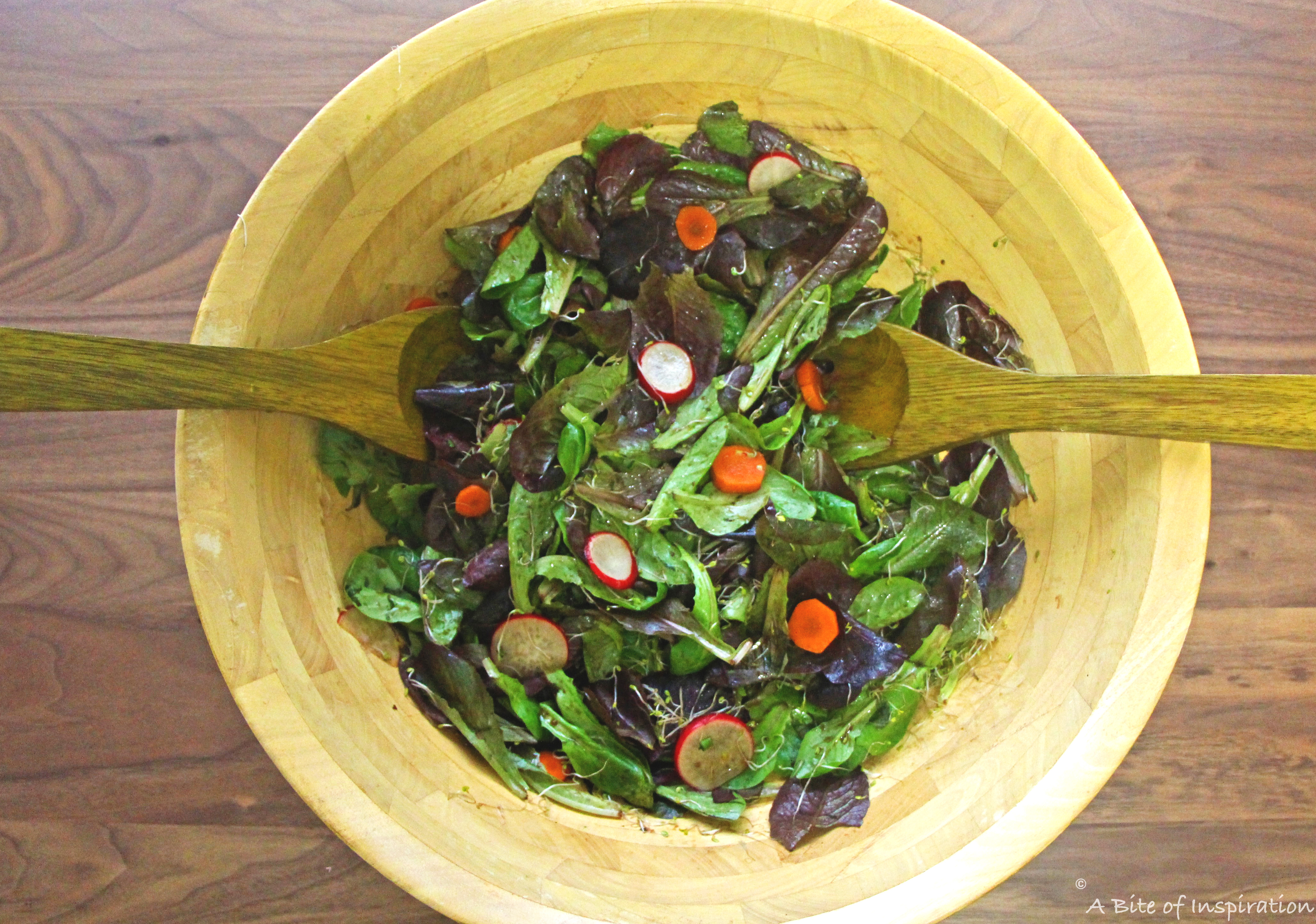 Healthiest Garden Salad- A Bite of Inspiration Food Blog